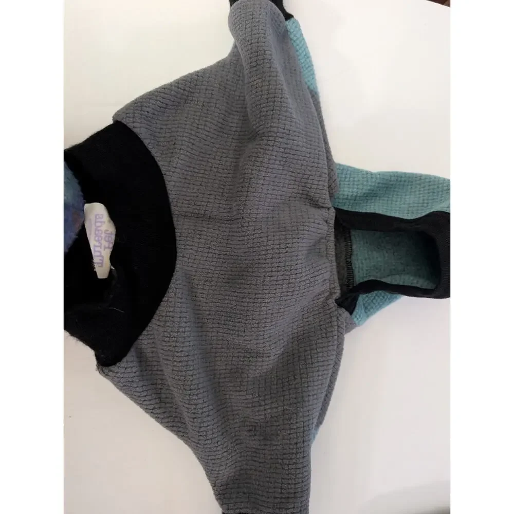 Pet Threads Dog Sweatshirts Set Of 2 Fleece Hooded Pullover Coats Size 12 Plaid